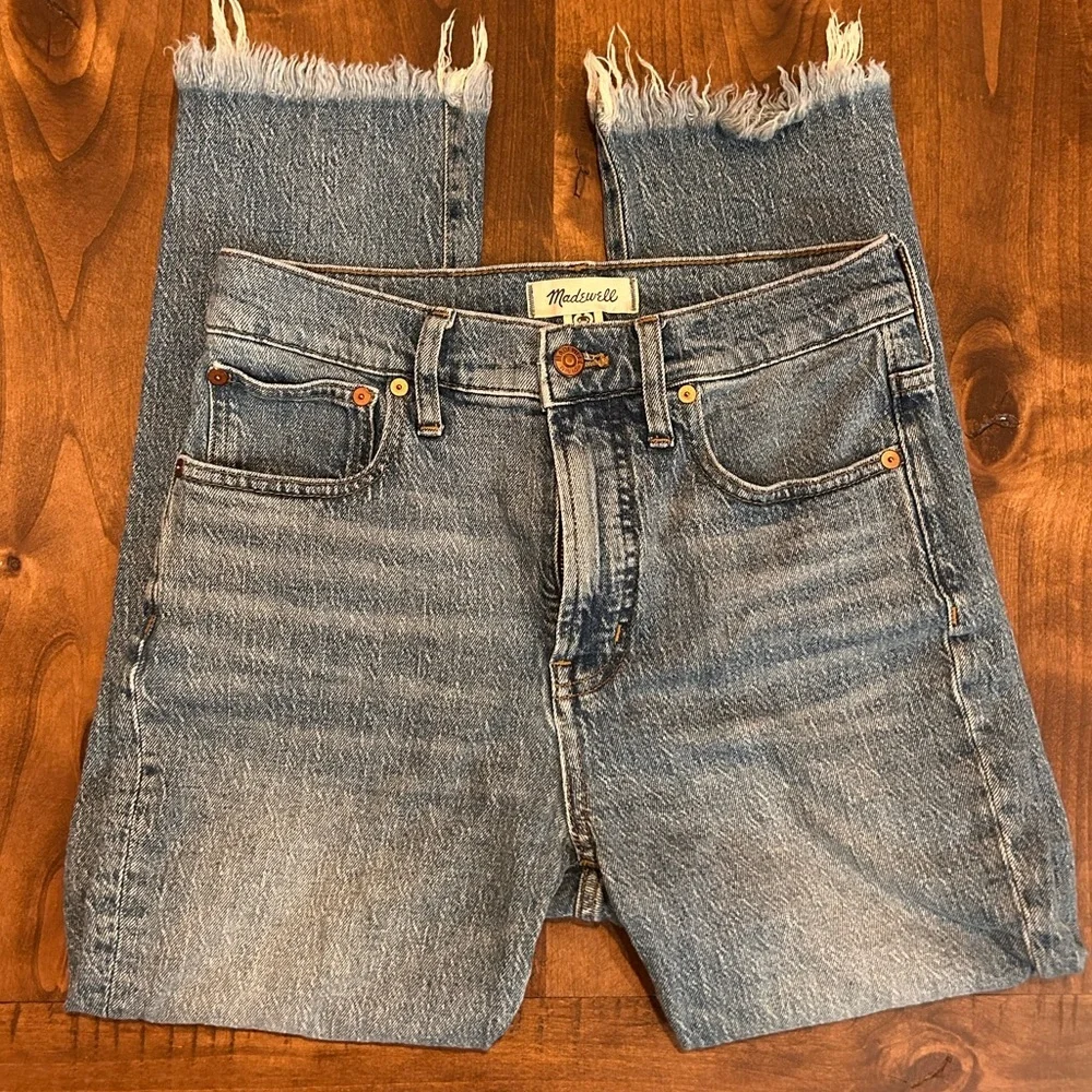 Madewell The Petite Perfect Vintage Jean Tapered Straight Leg - Picture 3 of 5